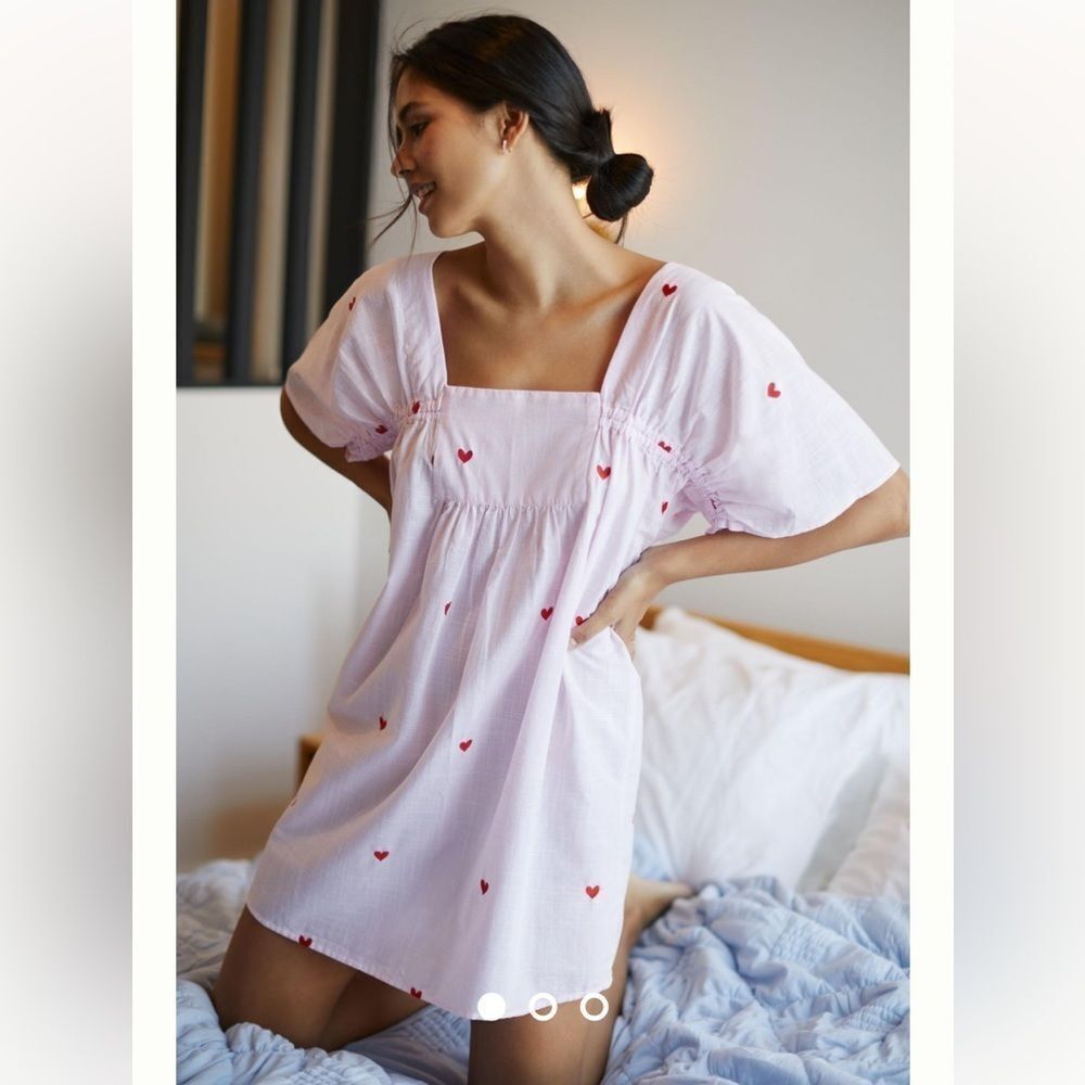 Size Small Anthropologie Maaji Embroidered Dianthus Dress